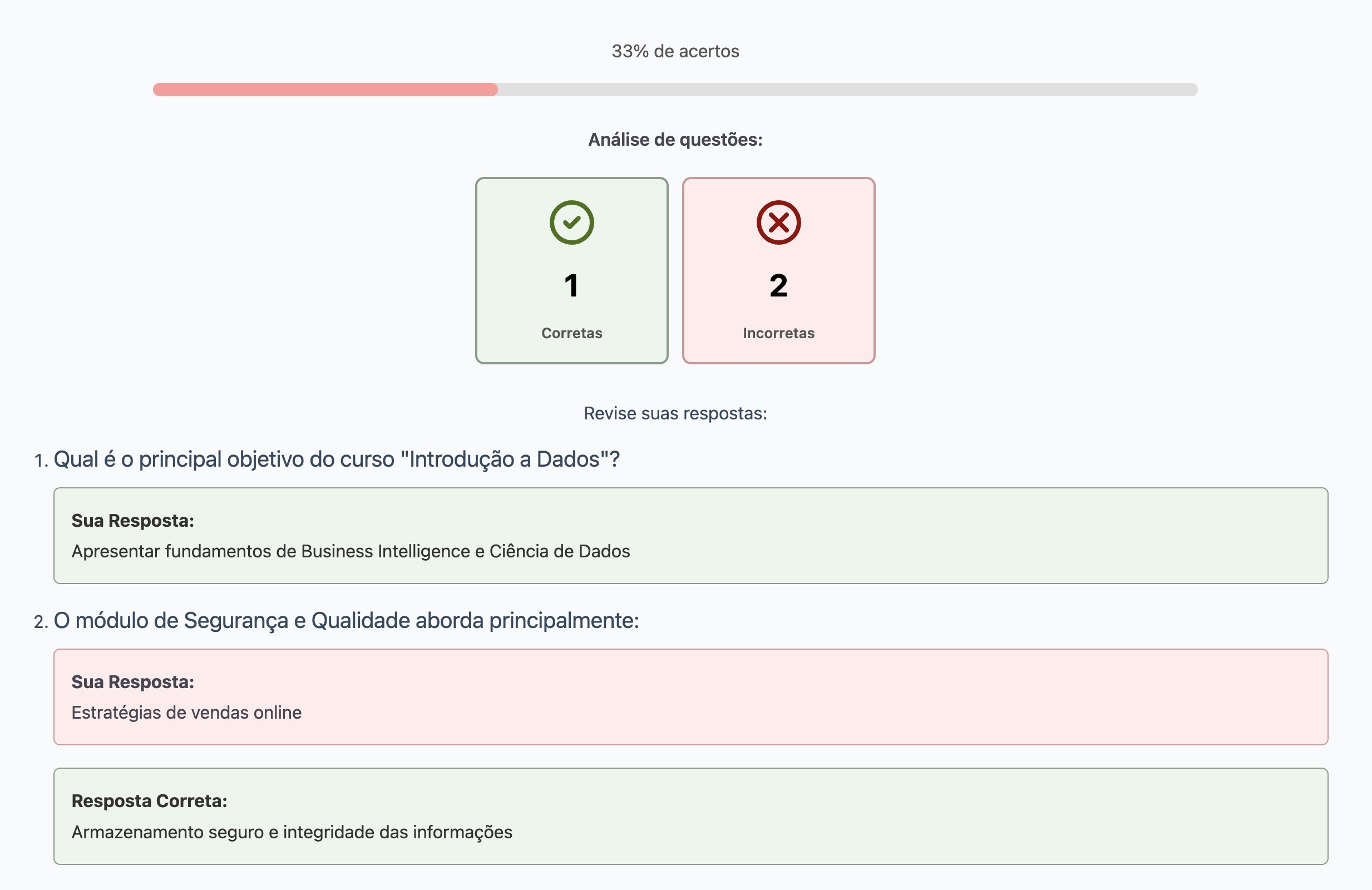 Tela de questões da prova Saúde Mental no Trabalho